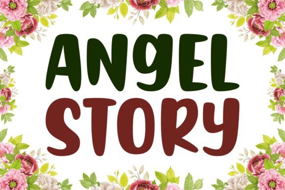 Angel Story Font for Creative Projects