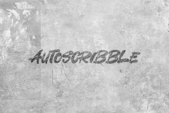 Autoscribble: A Bold Display Font for Campaign Design