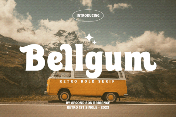Bellgum: A Vintage Display Font for Bold Branding