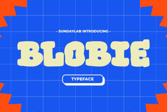 Blobie: A Display Font for Business Branding