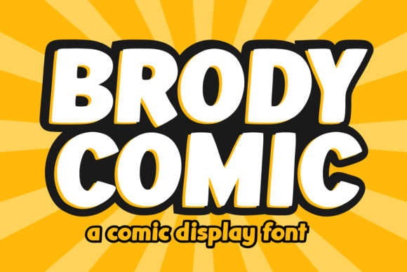 Brody Comic Font for Creative Projects