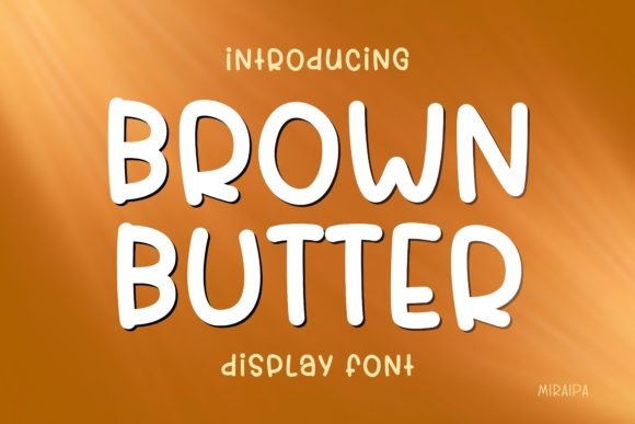 Brown Butter Font for Business Branding