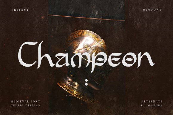 Champeon Font: Medieval Elegance for Editorial Design