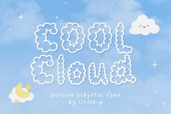 Cool Cloud Font for Web Design