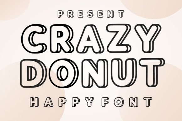 Crazy Donut Font for Bold Branding