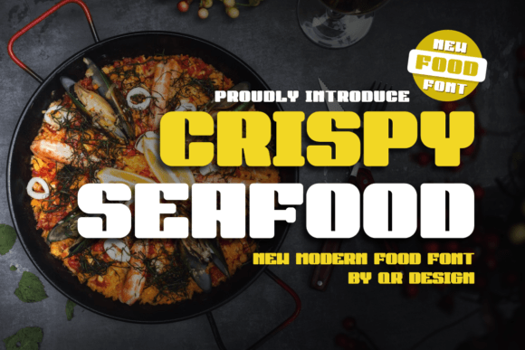 Crispy Seafood Font Review