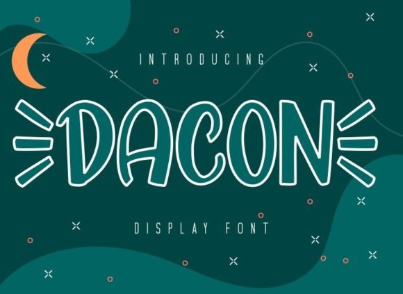Dacon Font for Creative Projects