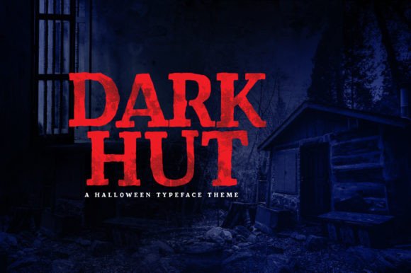 Dark Hut Font for Editorial Design