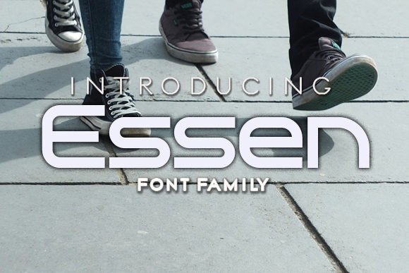 Essen: A Sci-Fi Font for Bold Design