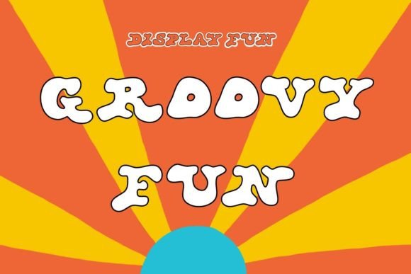 Groovy Fun Font for Web Design
