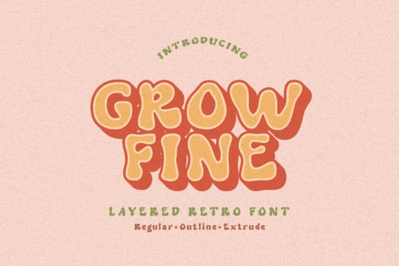 Grow Fine Font for Web Design
