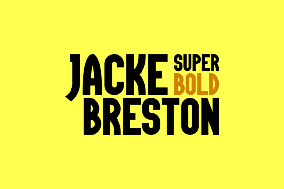 Jacke Breston Font for Web Design