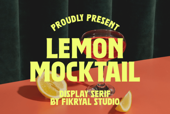 Lemon Mocktail Font for Bold Branding