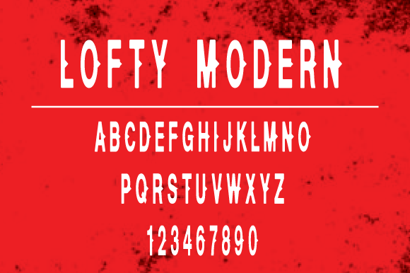 Lofty Modern Font for Creative Campaigns