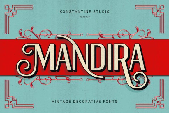 Mandira Font for Vintage Design