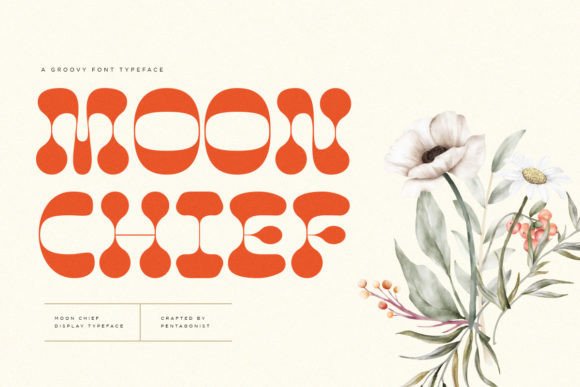 Moon Chief Font for Vintage Design