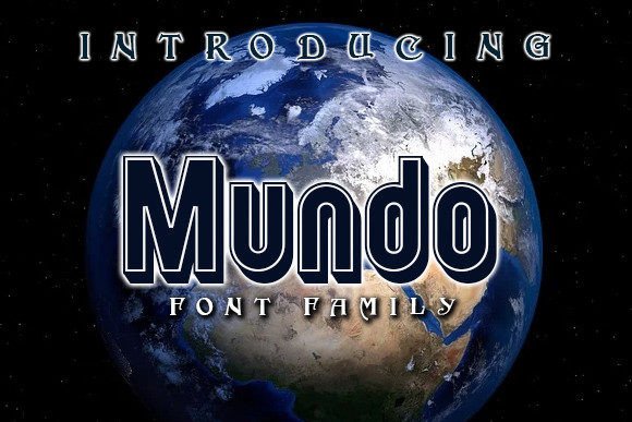 Mundo: A 3D Font for Editorial Design