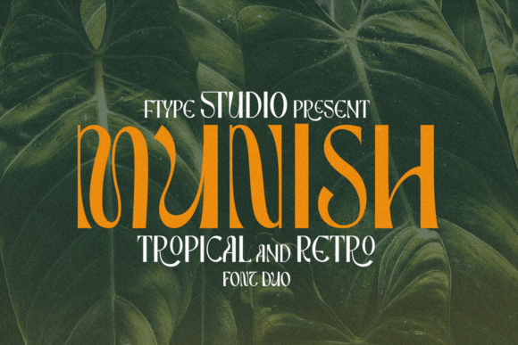 Munish: A Nostalgic Display Font