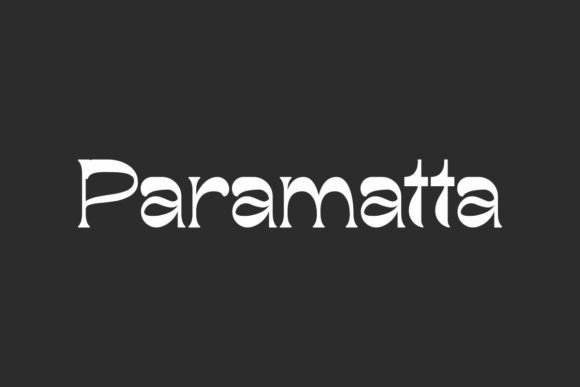 Paramatta: A Stylish Display Font