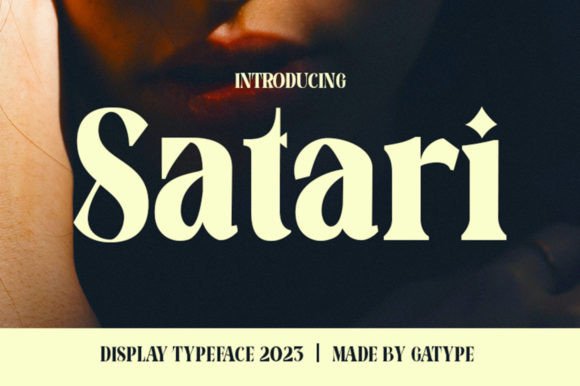 Satari: A Bold Font for Digital Campaigns