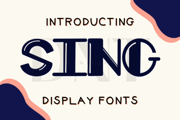Sing: A Bold Display Font for Editorial Design