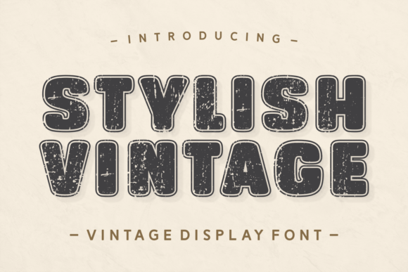 Stylish Vintage Font for Bold Branding