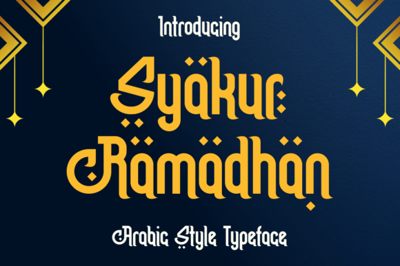Syakur Ramadhan Font for Business