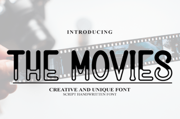 The Movies Font: A Sweet Touch for Creative Design