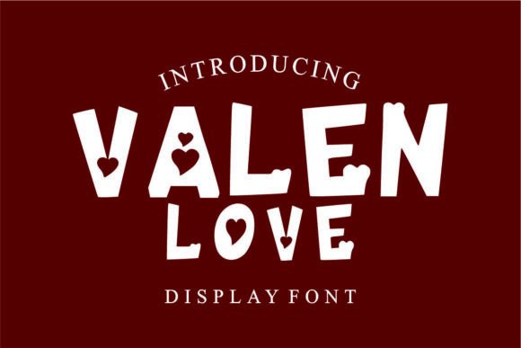 Valen Love Font for Creative Projects